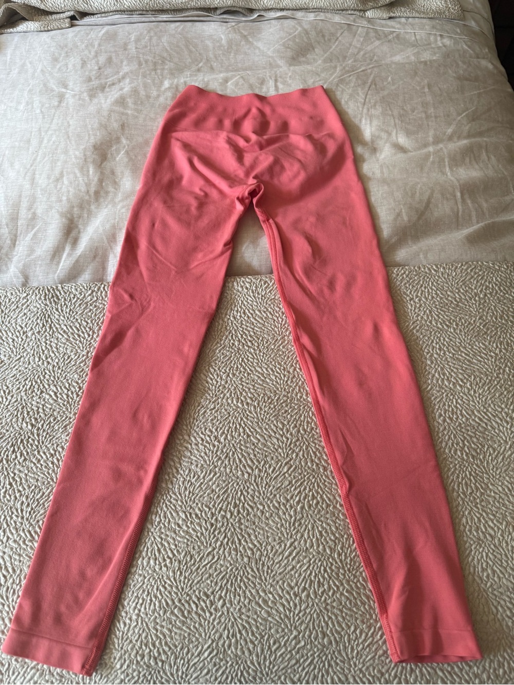 Alphalete Coral Pink High-Waist Leggings
